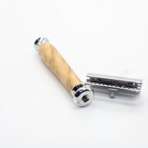 Rasierer Hobel Olive Chrom