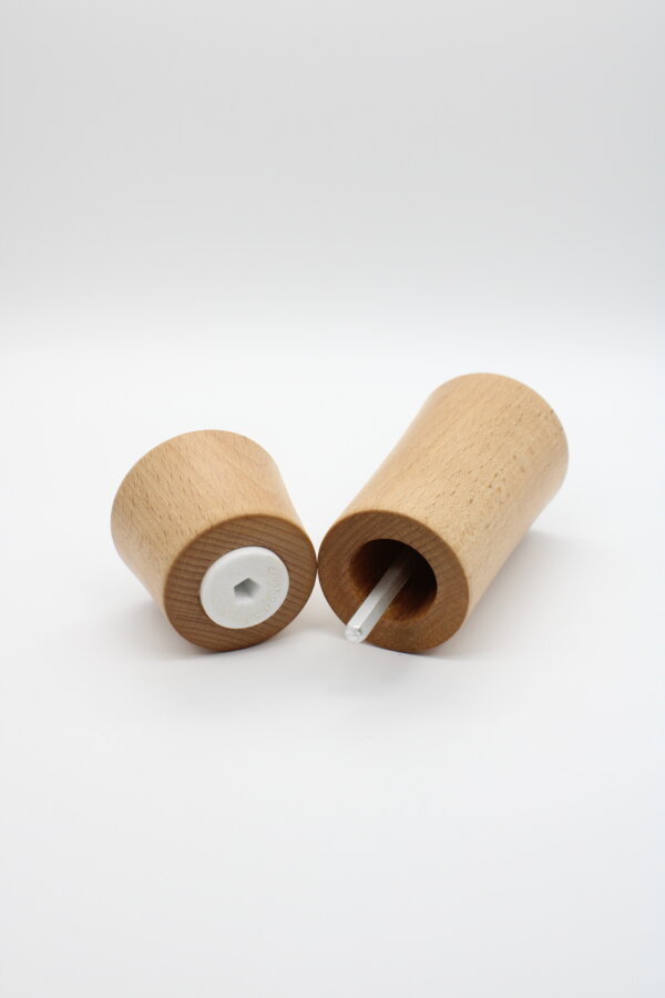 Gewürz-, Salz-, Pfeffermühle Buche – Bild 5