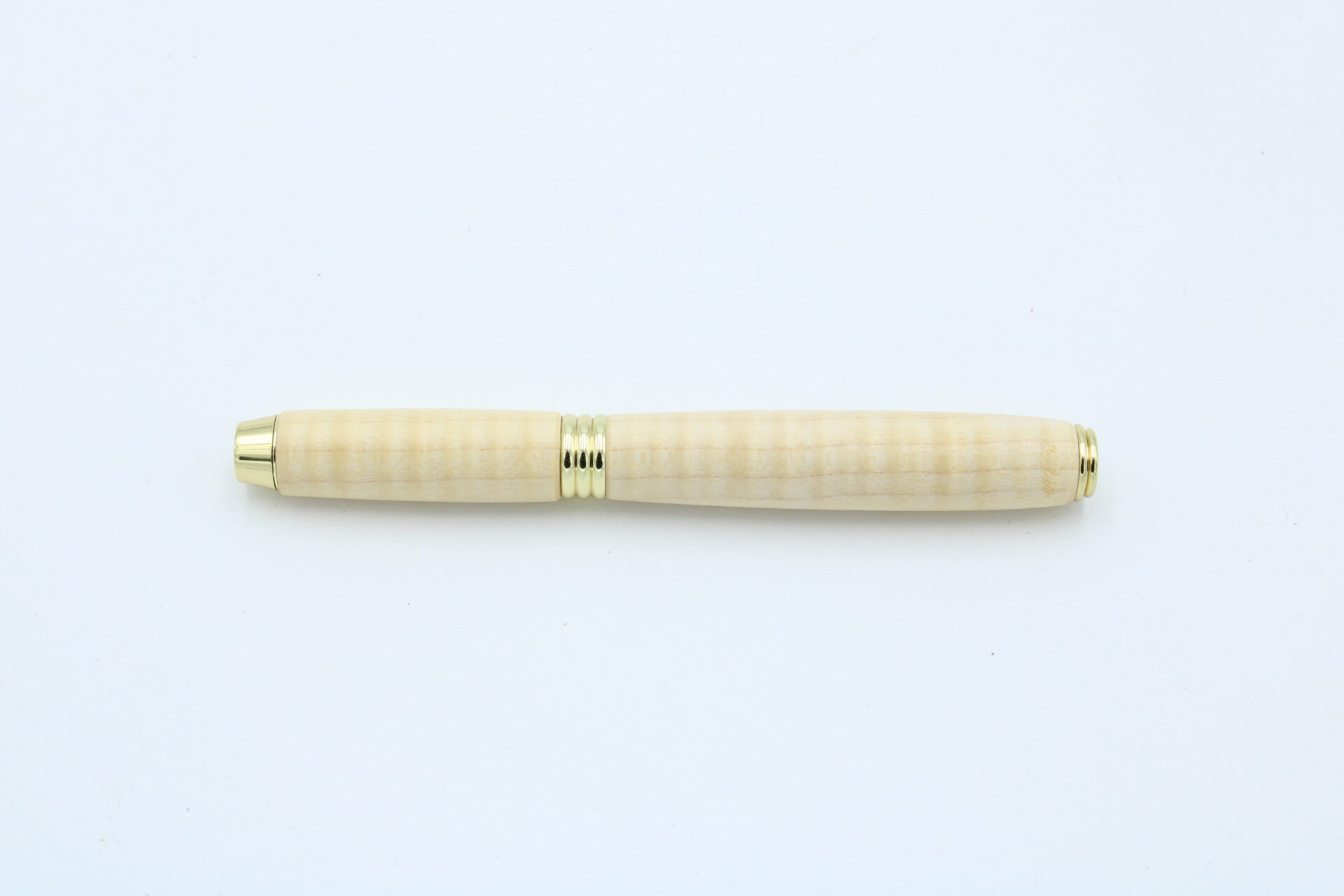 Füllfederhalter Manager aus geriegeltem Ahornholz Gold