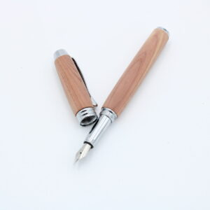 Füllfederhalter Manager aus Wacholderholz Chrom