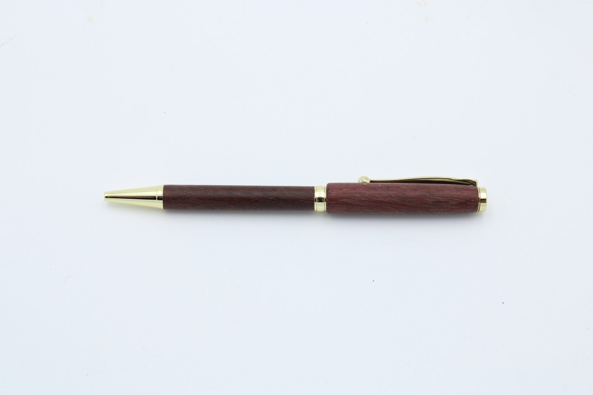 Drehkugelschreiber Fancy aus Amaranthholz Gold