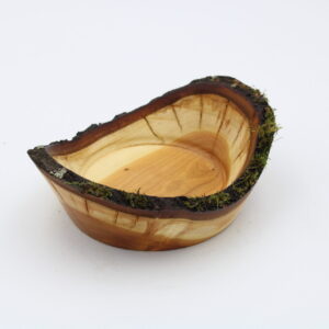 Schale Pfirsich mit Naturrand