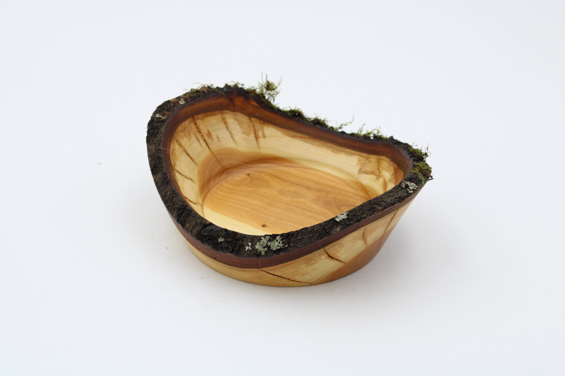 Schale Pfirsich mit Naturrand - Image 4