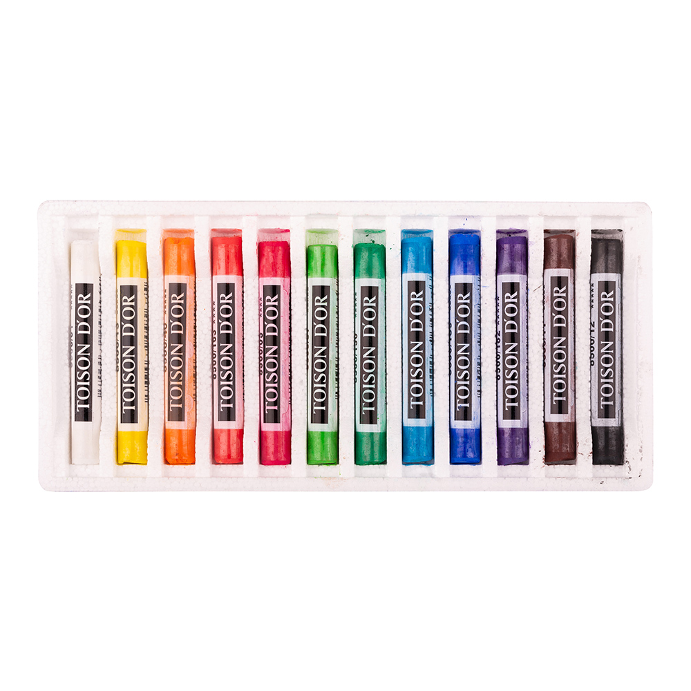 Kreide Schul- Pastellkreide Softpastelle, im 12er Pack – Bild 2