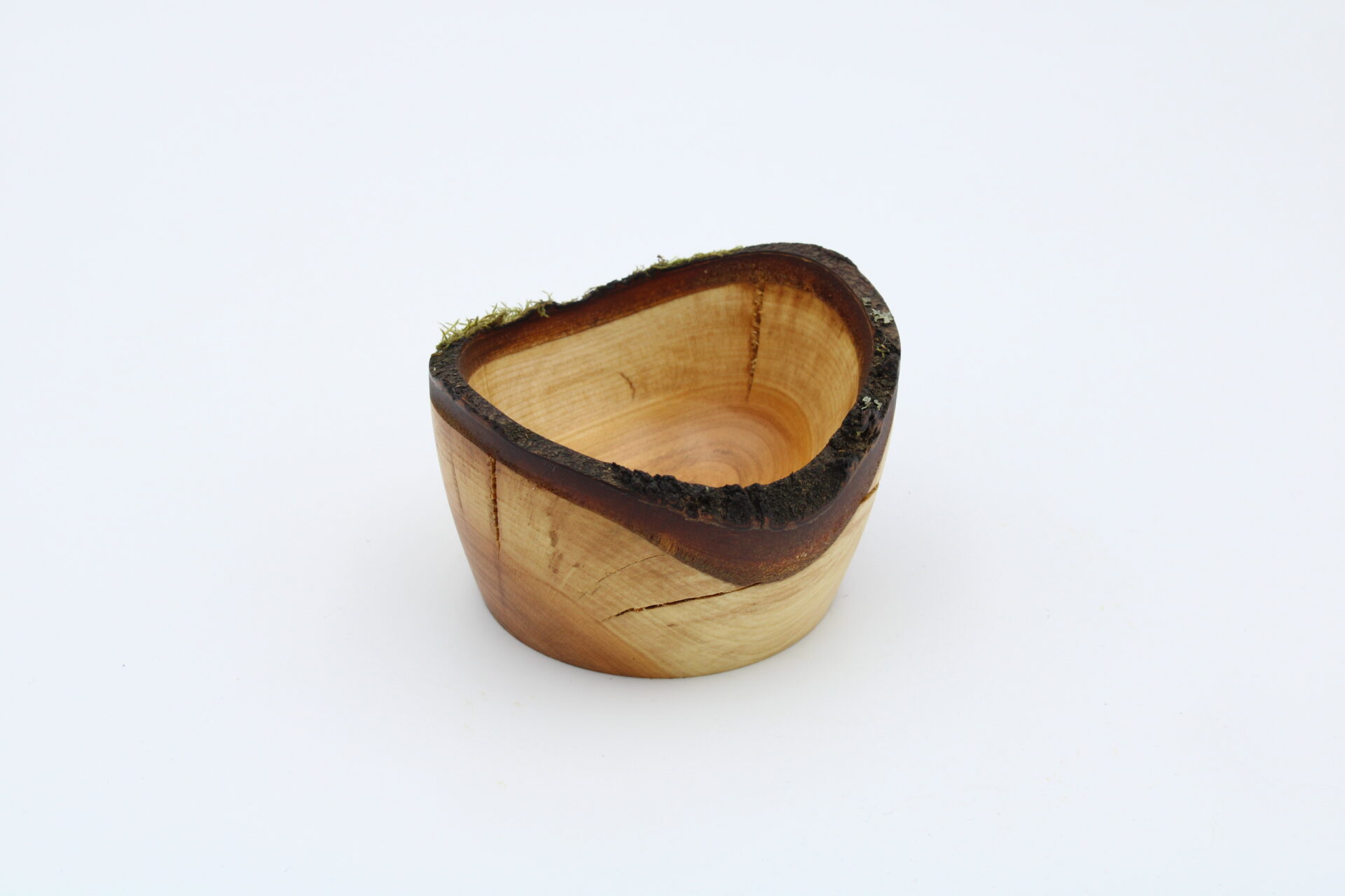 Schale Pfirsich mit Naturrand