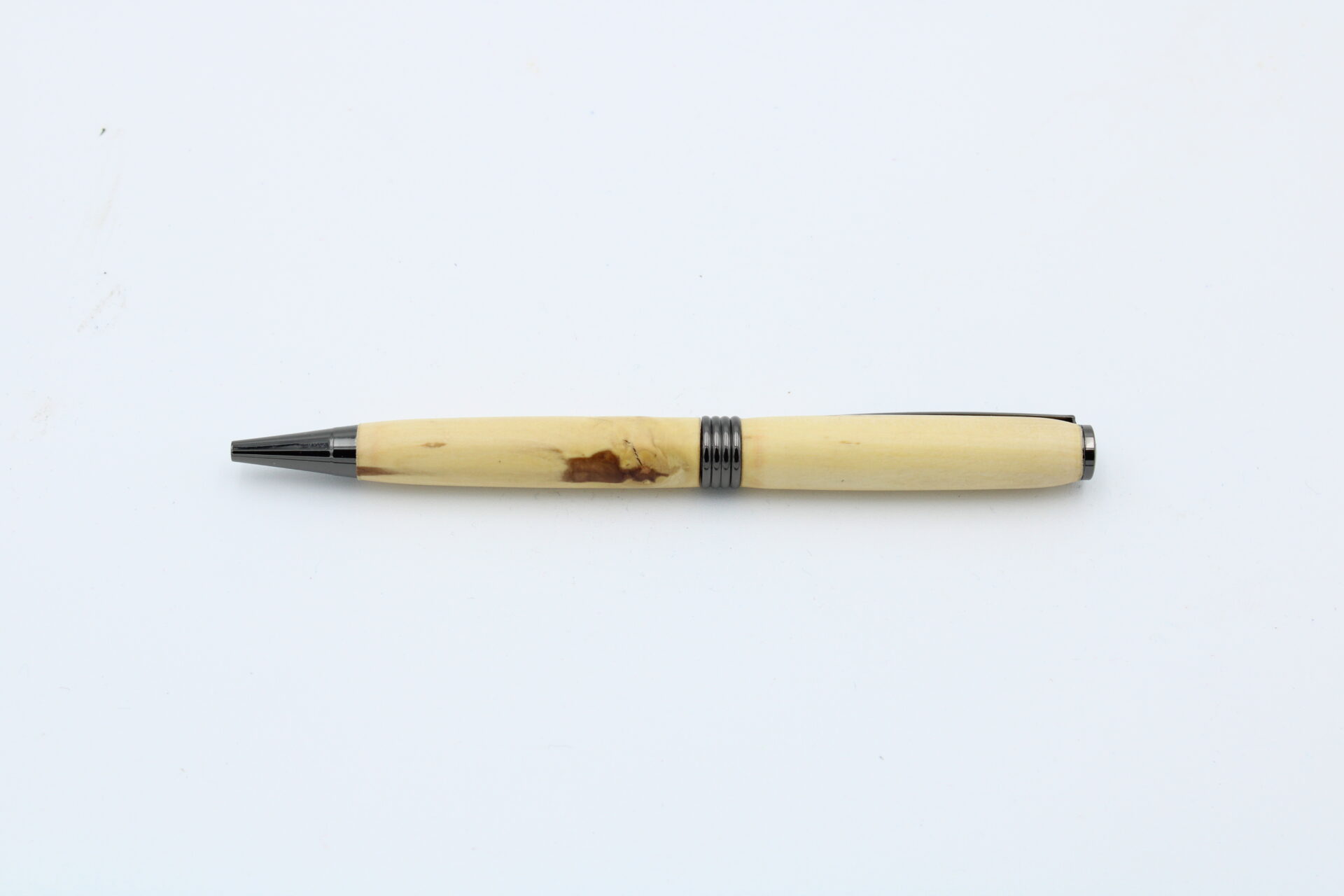 Drehkugelschreiber Streamline aus Apfelholz Gunmetal